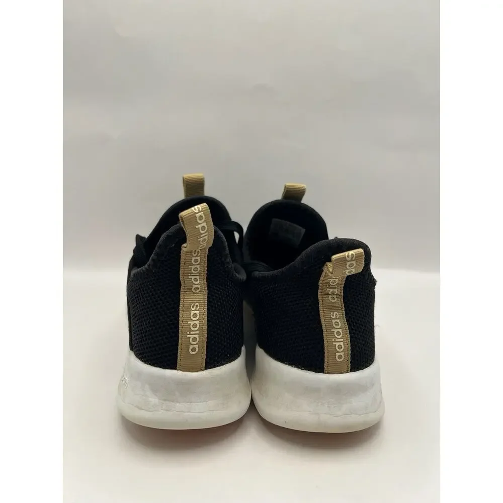 Adidas Cloudfoam Pure Black Running Shoes Women Size 7